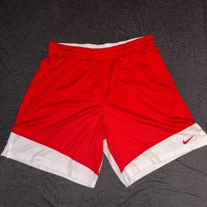 Nike Dri-Fit Trainer Shorts Mens Size XXL (Red/white)